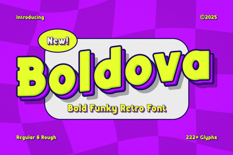Boldova Font website image