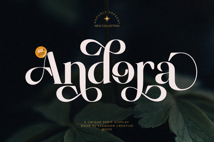 Andora Font website image