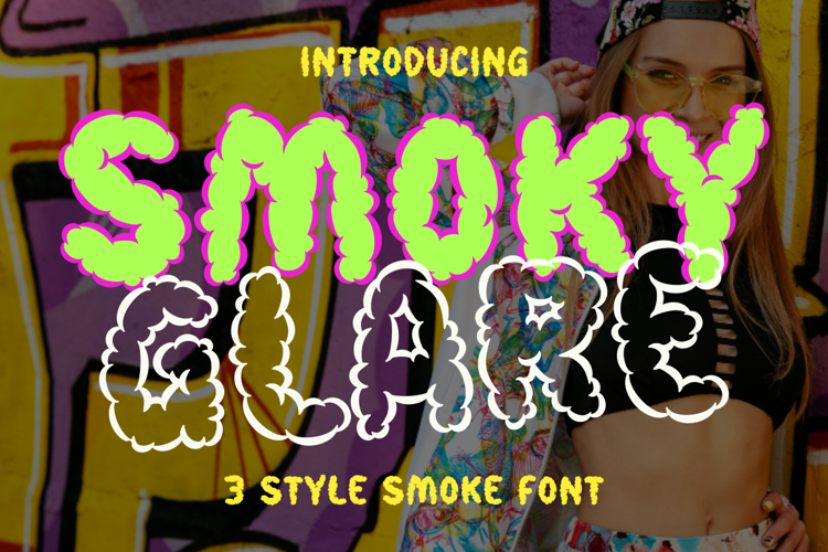 Smoky Glare Font website image