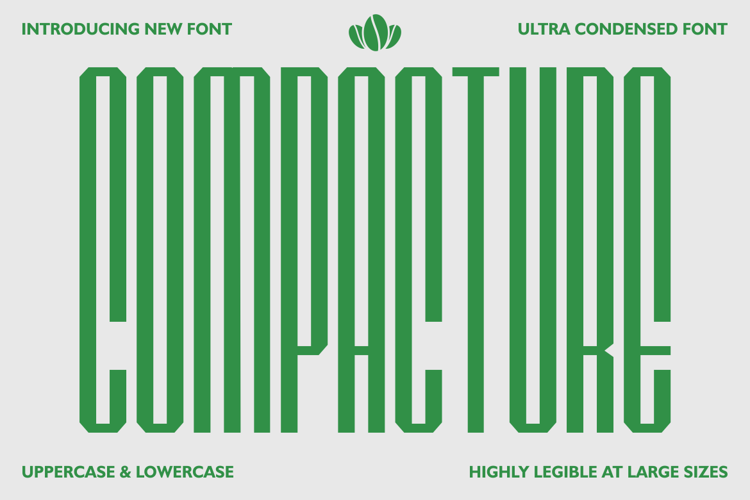 Compacture Font website image