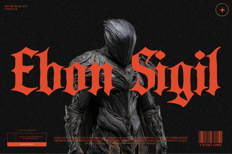 Ebon Sigil Font website image