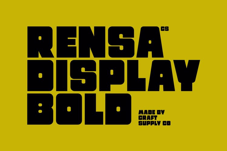 CS Rensa Font website image