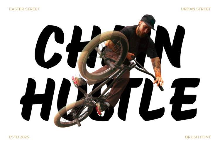 Caster Street Font website image