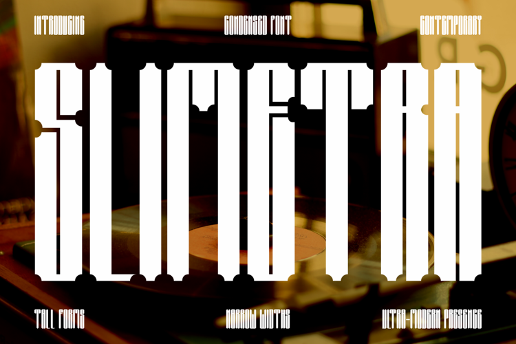 Slimetra Font website image