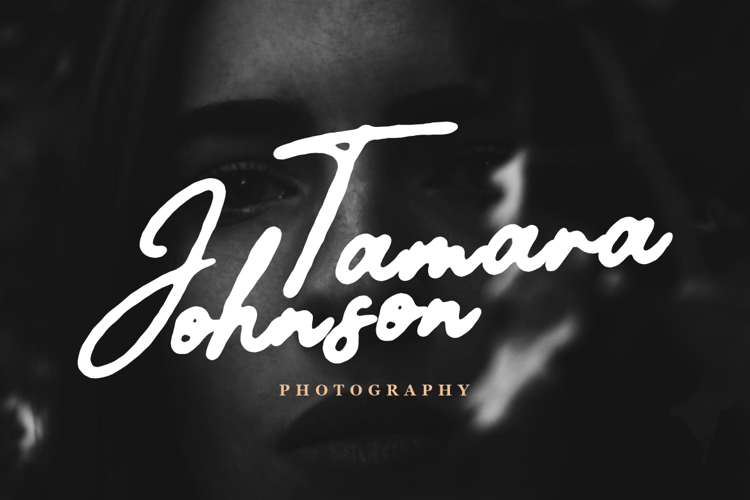 Signprint Font website image
