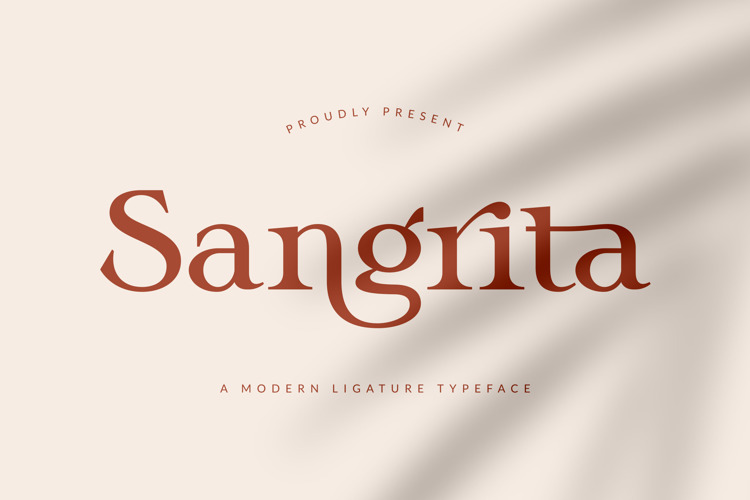 Sangrita Font website image