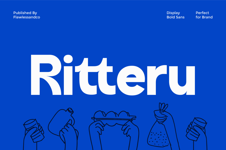 RITTERU Font website image