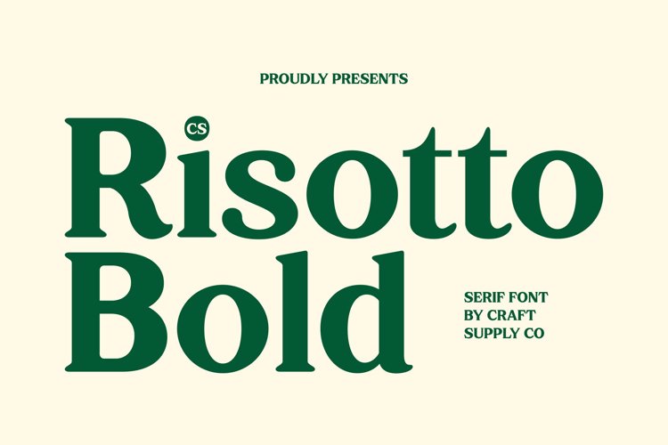 CS Risotto Font website image