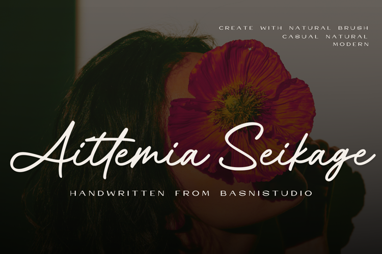 Aittemia Seikage Font website image