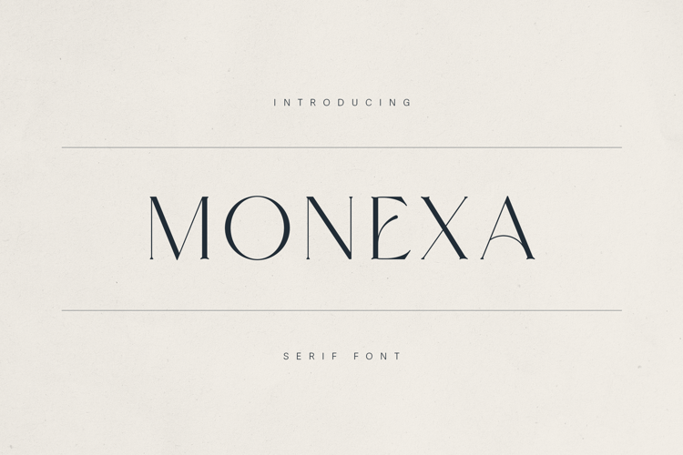 Monexa Font website image