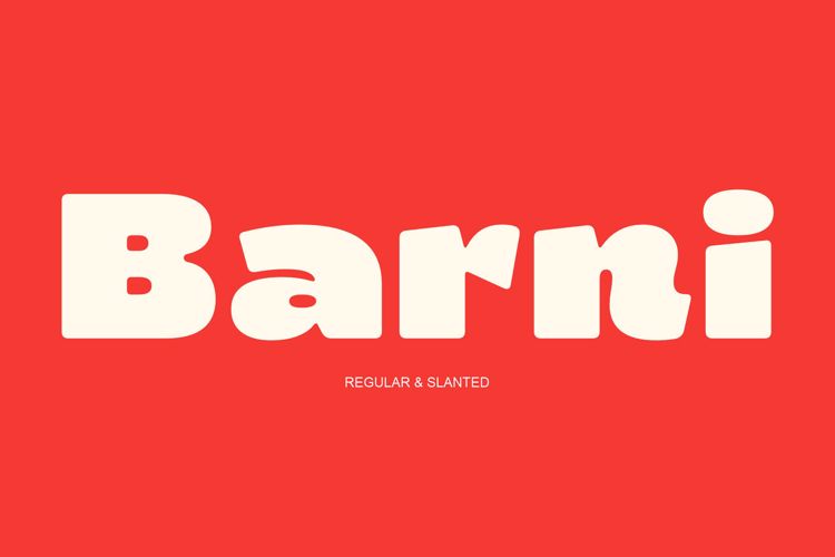 Barni Font website image