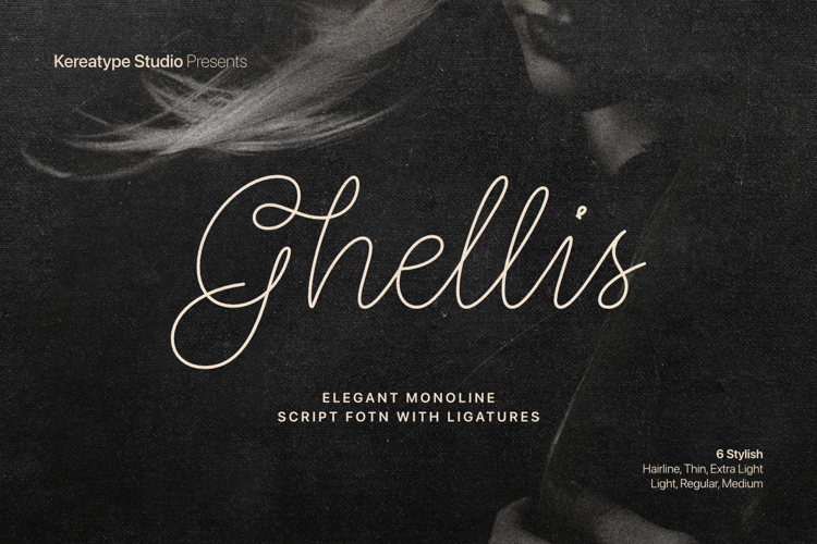 Ghellis Font website image
