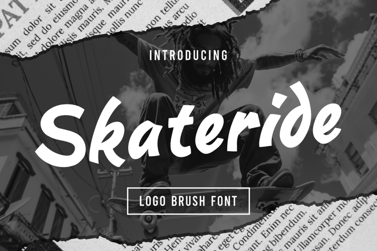Skateride Font website image
