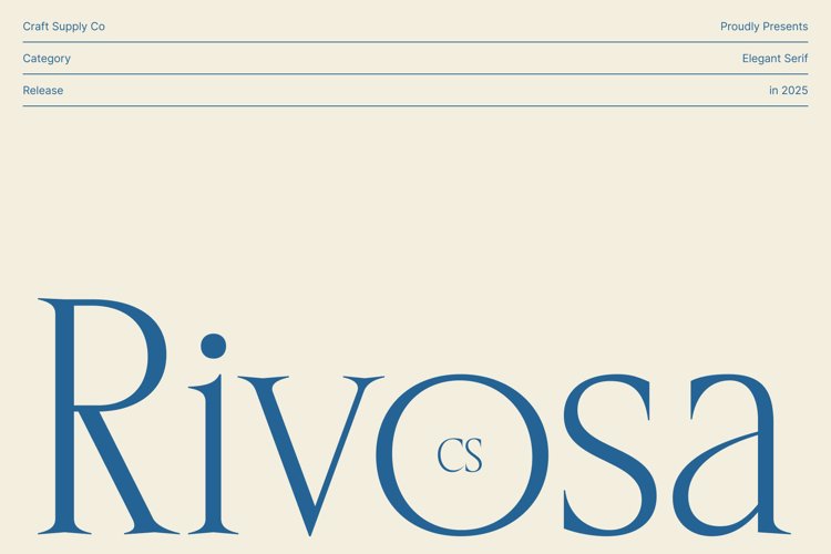 CS Rivosa Font website image