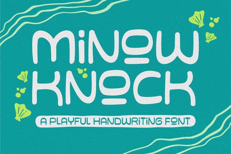 Minow Knock – Handwriting Font website image