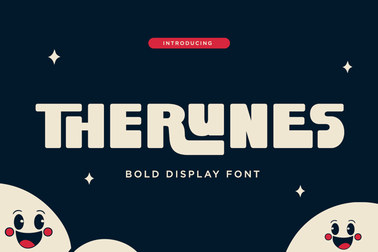 Therunes Font website image