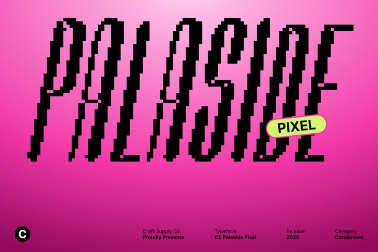 Palaside Pixel Font website image