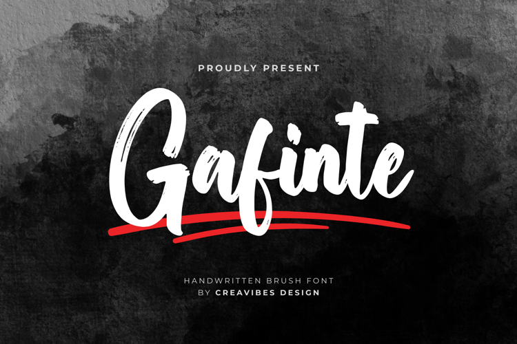 Gafinte Font website image