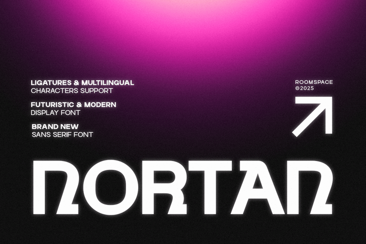 Nortan Font website image
