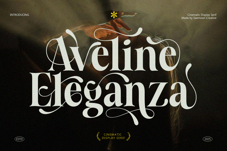 Aveline Eleganza Font website image