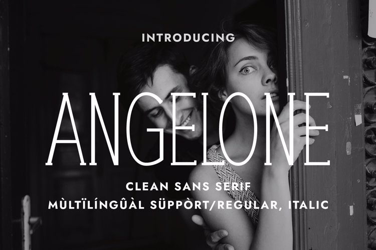 ANGELONE Font website image