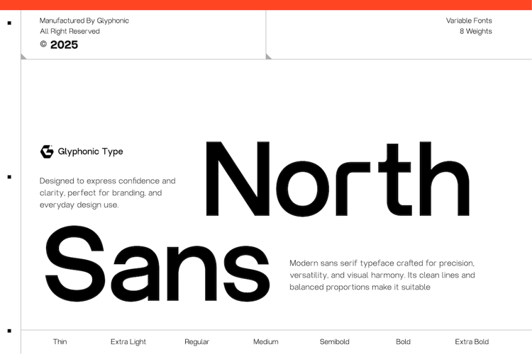 GC North Sans Font website image