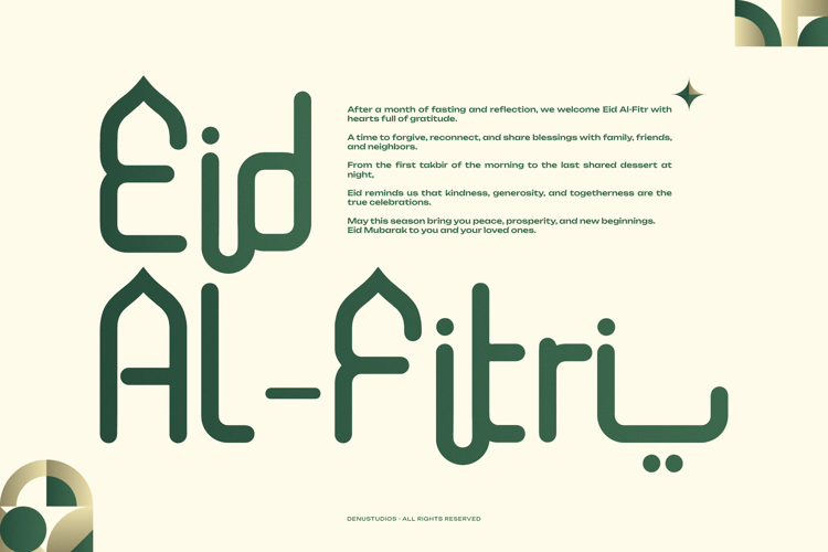 Nouriyah Font website image