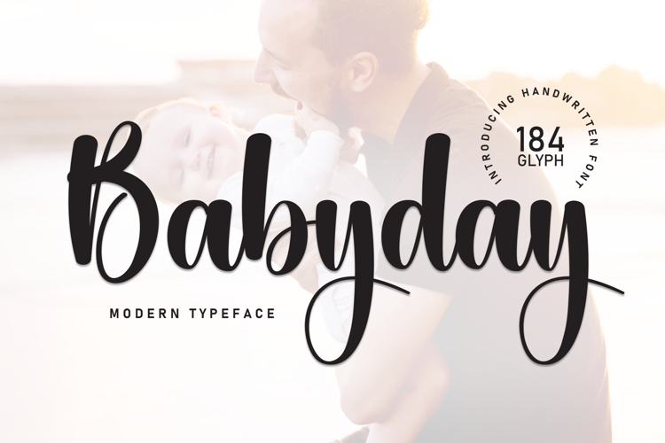 Babyday Font website image