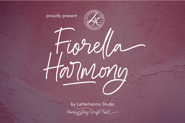 Fiorella Harmony Font website image