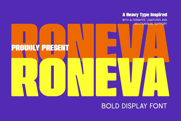 Roneva Font website image