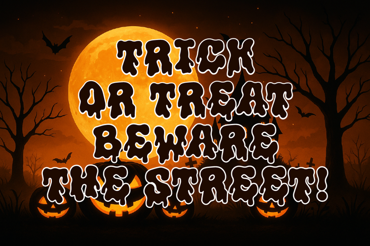 Hexed Letters Font website image