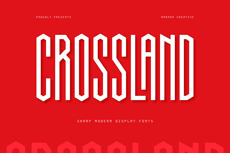 Crossland Font website image