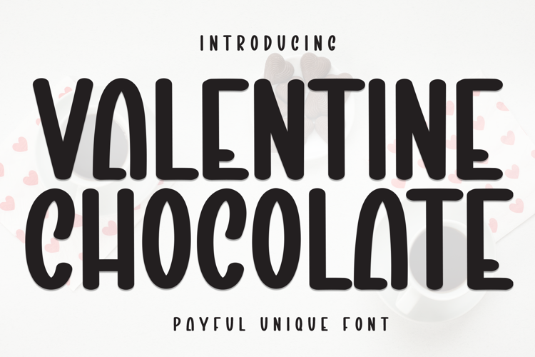 Valentine Chocolate Font website image