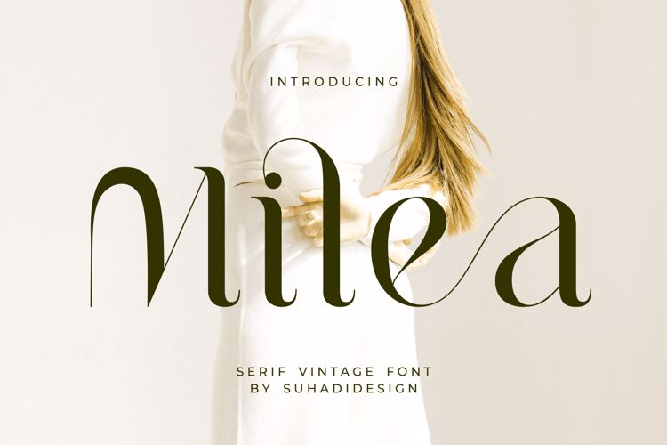 Milea Font website image
