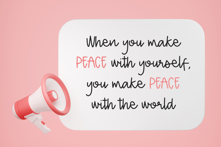 Peace Marker Font website image
