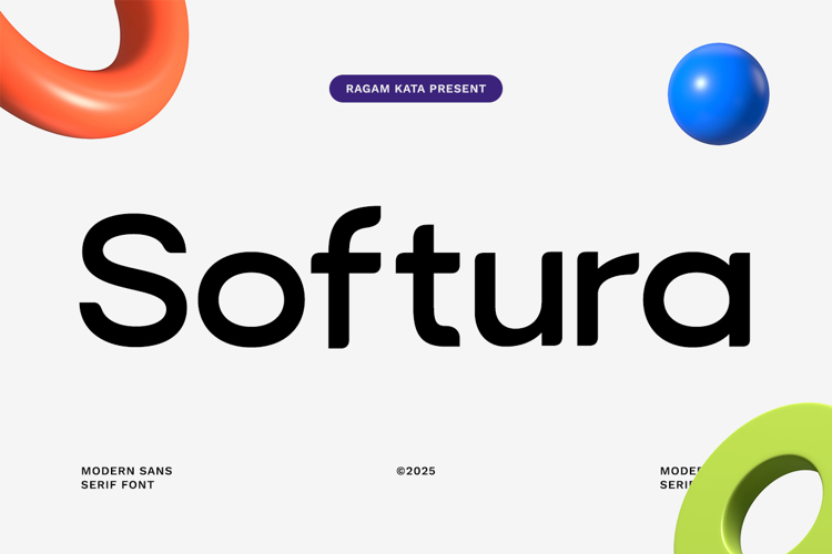 Softura Font website image