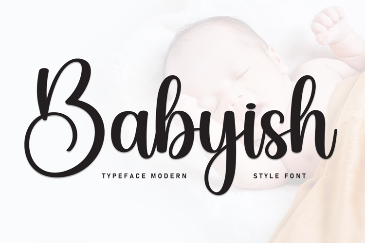 Babyish Font website image