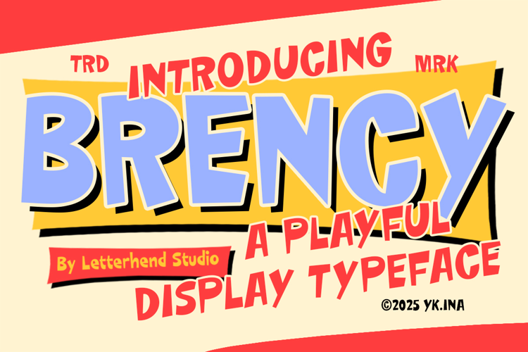 Brency Font website image