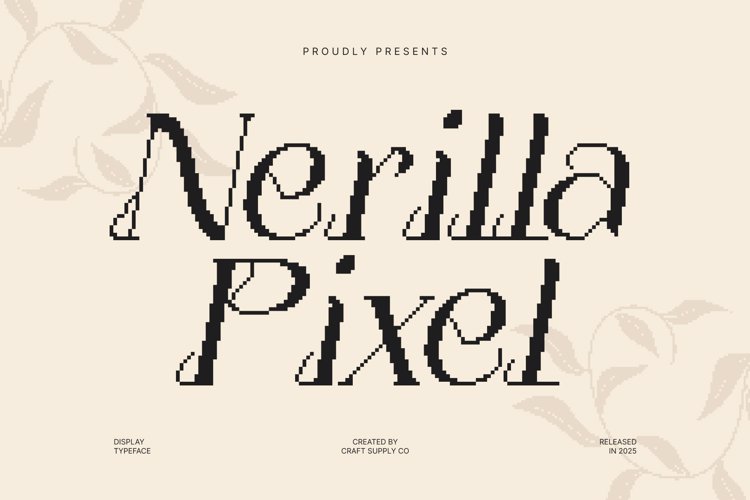Nerilla Pixel Font website image