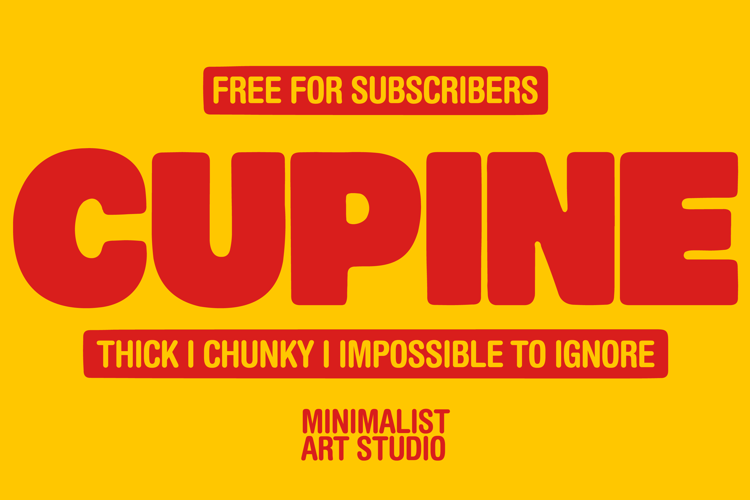 CUPINE Font website image