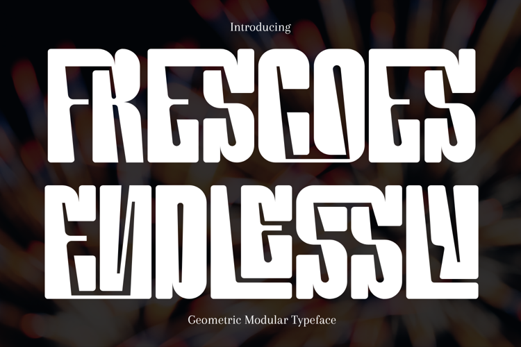 Frescoes Endlessly Font website image
