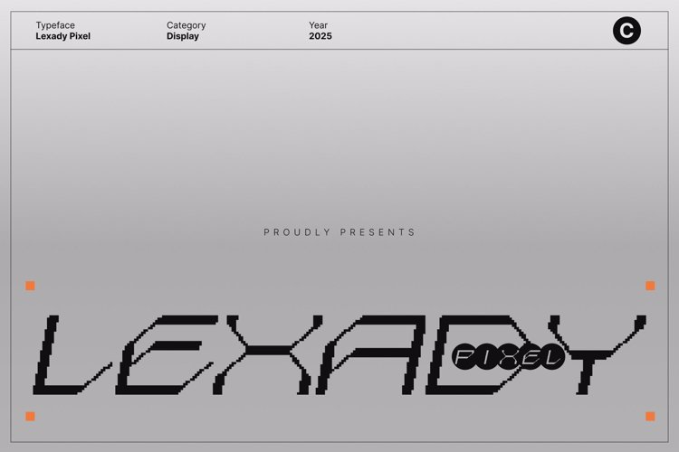 Lexady Pixel Font website image